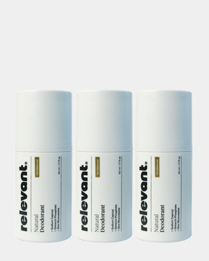 Natural Deodorant (3-pak)